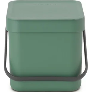 Brabantia Nowości Kosz kuchenny na odpadki 6l Sort&amp;Go zielony 129841 129841 - Kosze na śmieci - miniaturka - grafika 1