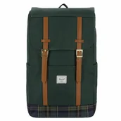 Plecaki - Herschel Retreat Plecak 43 cm Komora na laptopa darkest spruce winter plaid - miniaturka - grafika 1