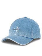 Czapki damskie - Calvin Klein Czapka z daszkiem Denim K60K611979 Niebieski - miniaturka - grafika 1