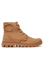 Botki damskie - Palladium Trapery Pampa Hi 92352-287-M Brązowy - miniaturka - grafika 1