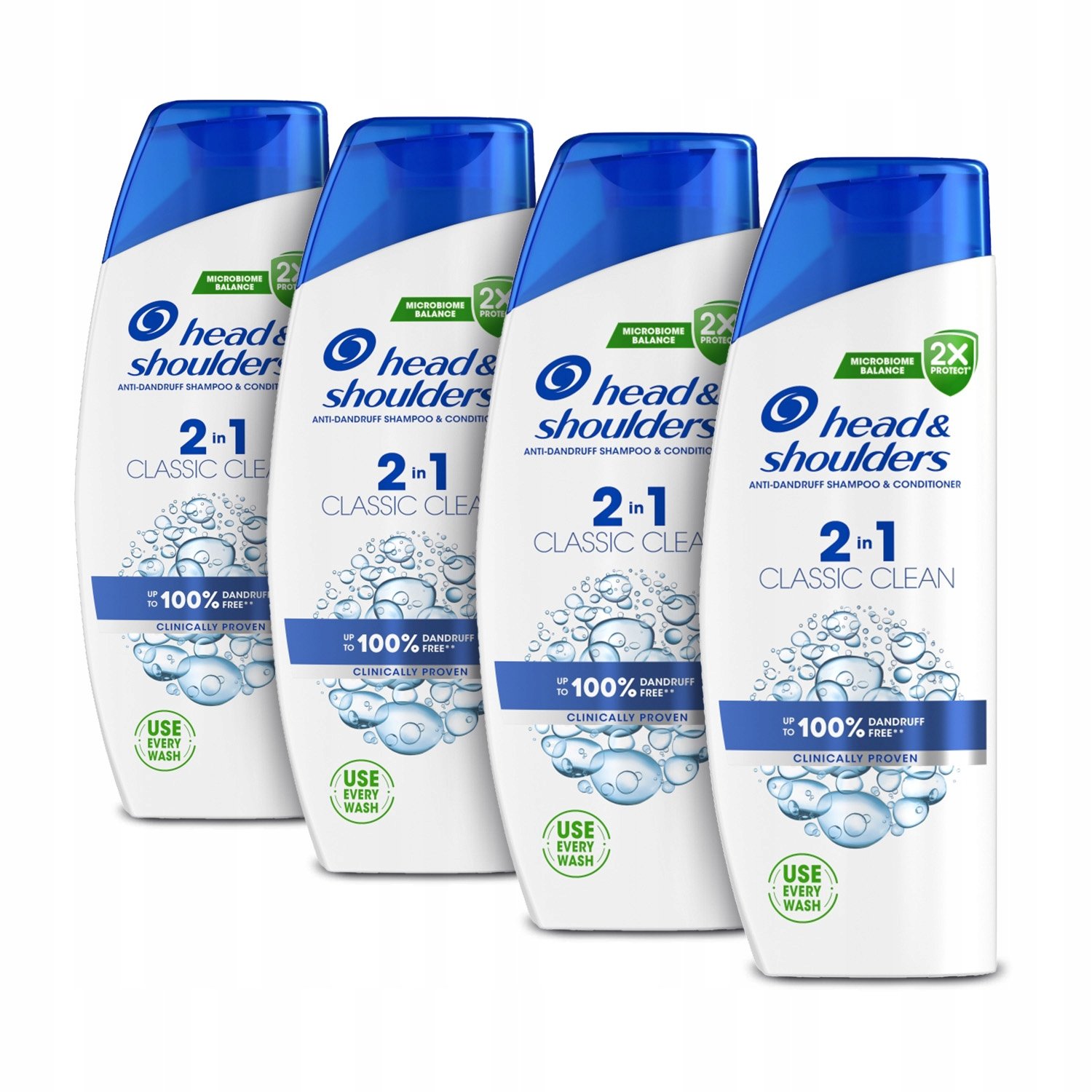 Szampon przeciwłupieżowy z odżywką Head & Shoulders Classic Clean 330ml x4