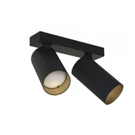 Lampy sufitowe - Nowodvorski Lampa natynkowa sufitowa MONO II BLACK GOLD 10W GU10 czarny złoty 7766 - miniaturka - grafika 1