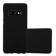 Etui i futerały do telefonów - Etui Pokrowiec Do Samsung Galaxy S10e Obudowa w FROST CZARNY TPU Silikon Case Cover Ochronny Plecki Cadorabo - miniaturka - grafika 1