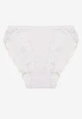 Majtki damskie - Białe Koronkowe Majtki Figi Hassella - miniaturka - grafika 1