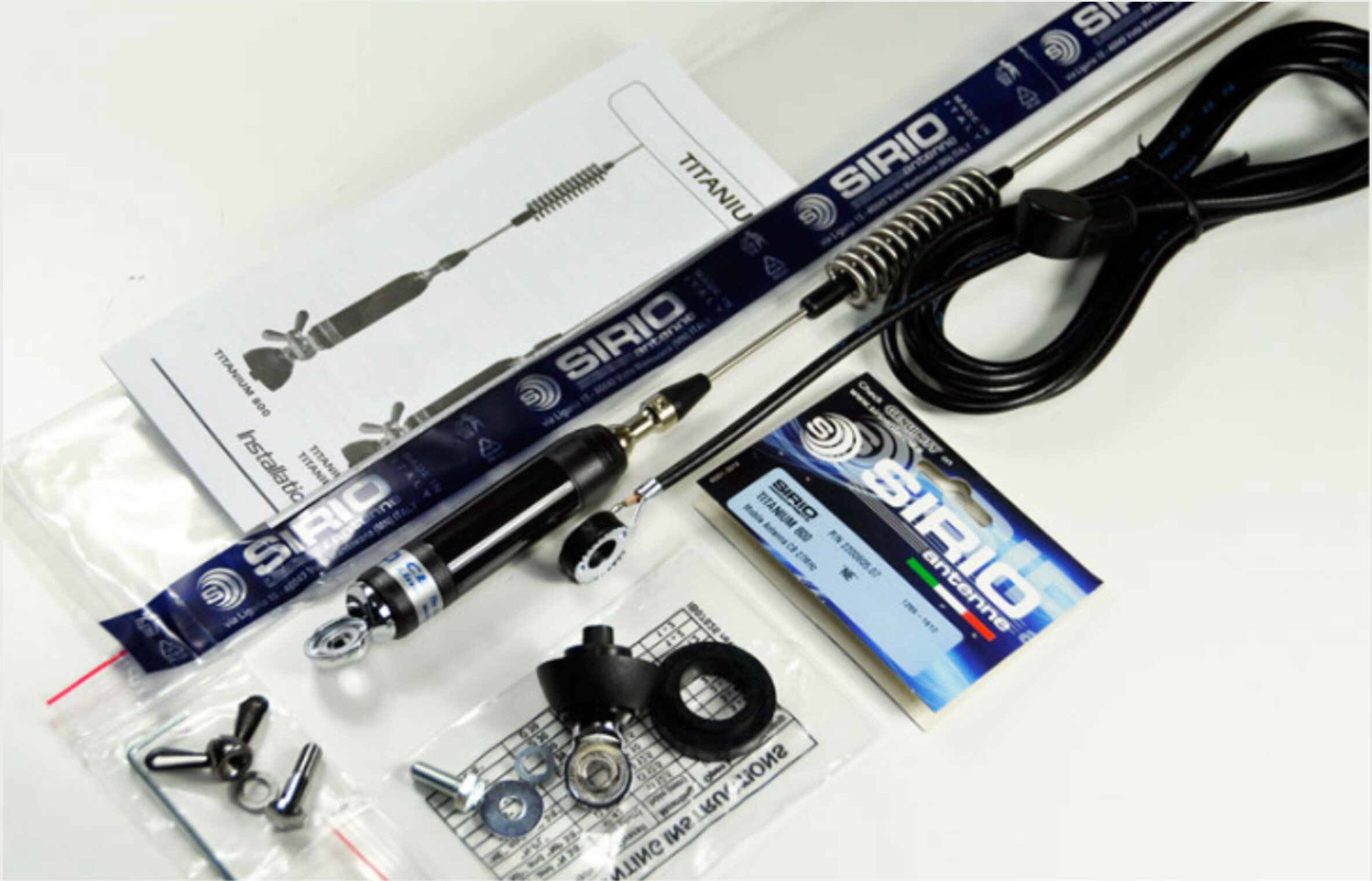 Sirio Antena CB Titanium 800NE + kabel