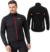 Kurtki rowerowe - Kurtka rowerowa zimowa RockBros XXL wodoodporna i ocieplana z elementami odblaskowymi - miniaturka - grafika 1