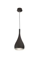 Lampy sufitowe - Maxlight LAMPA wisząca VIGO P0232 metalowa OPRAWA zwis kropla łezka IP20 czarna - miniaturka - grafika 1