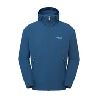 Kurtki męskie - Męska kurtka softshellowa Rab Borealis Hoody tempest blue - M - miniaturka - grafika 1