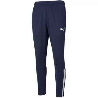 Spodnie męskie - Spodnie Męskie Puma Teamliga Training Pants Granatowe 657242 06-M - grafika 1