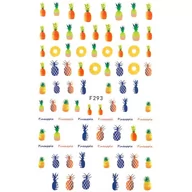 Ozdoby do paznokci - Allepaznokcie Naklejki do paznokci cienkie samoprzylepne Miss Colour Nr F293 - miniaturka - grafika 1