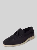 Półbuty męskie - Mokasyny skórzane ‘velluto franjo’ - miniaturka - grafika 1