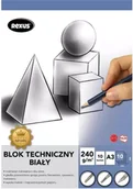 Szkolne artykuły papiernicze - Blok techniczny A3/10K biały Premium - Beniamin - miniaturka - grafika 1