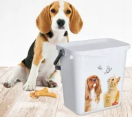 Pozostałe akcesoria dla psów - Kadax Curver Pojemnik Na Karmę Zabawki Dla Psa Kota 6 L - miniaturka - grafika 1