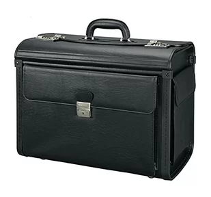 Alassio 45047  Pilotenkoffer Vicenza, wykonana z wytrzymałej sztucznej skóry, ok. 46 x 35 x 21,5 cm, czarna 45047 - Teczki i aktówki - miniaturka - grafika 1