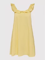 Sukienki - Only Sukienka letnia Zora 15250012 Żółty Regular Fit - miniaturka - grafika 1