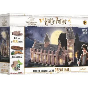 Trefl BRICK TRICK Harry Potter Wielka Sala 61562 - Zabawki konstrukcyjne - miniaturka - grafika 1