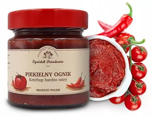 OGRÓDEK DZIADUNIA KETCHUP PIEKIELNY OGNIK - Ketchup - miniaturka - grafika 1