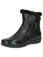 Kozaki damskie - Caprice Damskie ciepłe buty 9-26459-43, modne kozaki, Black Nappa, 38 EU szerokie, Czarna papka, 38 EU Weit - miniaturka - grafika 1