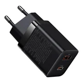 Ładowarki do telefonów - Baseus Super Si Pro szybka ładowarka USB / USB Typ C 30W Power Delivery Quick Charge czarny (CCSUPP-E01) - miniaturka - grafika 1
