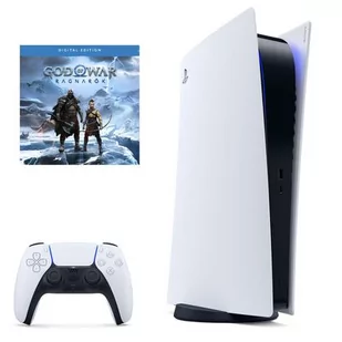 Konsola SONY PlayStation 5 Digital + God Of War Ragnarok (klucz aktywacyjny) - Konsole Playstation - miniaturka - grafika 1
