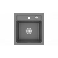 Zlewozmywaki - Mexen Vito zlewozmywak granitowy 1-komorowy 520 x 490 mm, szary - 6503521000-71 - miniaturka - grafika 1
