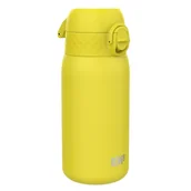 Shakery i bidony sportowe - Stalowa Butelka na wodę Ion8 400 ml Żółta - miniaturka - grafika 1