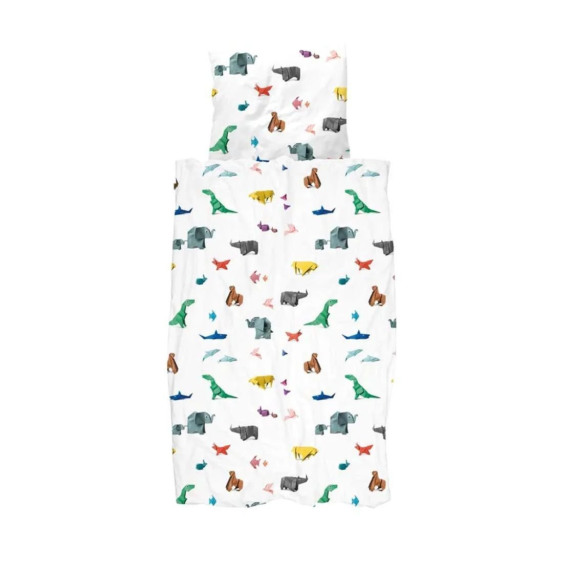 Pościel dziecięca Origami Zwierzęta Zoo 135 x 200 cm