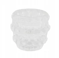 Świeczniki - ŚWIECZNIK SIXTIES tealight przezroczysty - miniaturka - grafika 1