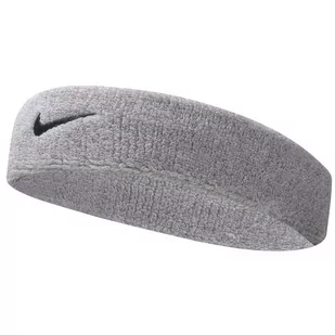 Opaska na głowę Nike Swoosh Headband szara NNN07051OS - Ozdoby do włosów - miniaturka - grafika 1