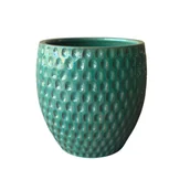 Donice - Donica szkliwiona Jade Azurro M - miniaturka - grafika 1