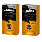 Kawa w kapsułkach i saszetkach - Kapsułki nespresso do ekspresu kawa Lavazza Maestro Lungo zestaw 2x 10 szt. - miniaturka - grafika 1