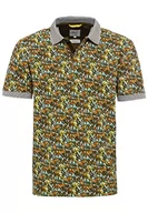 Koszulki męskie - Camel Active Męska Koszulka Polo, Brązowy (Olive Brown), L - miniaturka - grafika 1