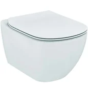 Miski WC - Ideal Standard Tesi - Wisząca toaleta z deską SoftClose, AquaBlade, biała T354601 - miniaturka - grafika 1