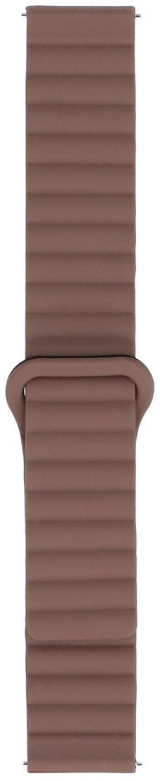 GlacierX pasek do smartwatcha Silicone Magnetic Wave Hot Chocolate Brązowo-czarny 22mm