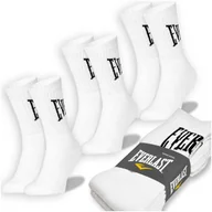 Skarpetki męskie - Everlast Skarpety Męskie Długie Bawełna Białe 3 pary SKT001 Rozmiar 43/46 - miniaturka - grafika 1