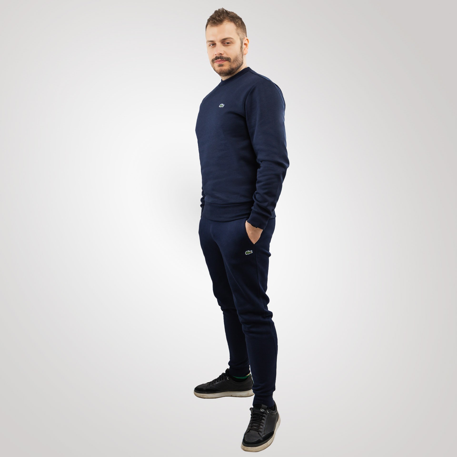 Lacoste Długie Spodnie Dresowe Lacoste Ciemnoniebieski Mężczyzna - L