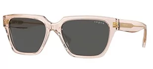 Vogue VO 5512S HAILEY BIEBER X VOGUE EYEWEAR Kobiety Okulary przeciwsłoneczne LIGHT PINK/GREY 55/17/140 - Okulary przeciwsłoneczne - miniaturka - grafika 1