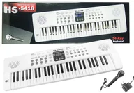Instrumenty muzyczne dla dzieci - Elektryczne pianinko z mikrofonem USB - miniaturka - grafika 1