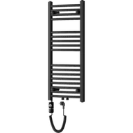 Grzejniki łazienkowe - Mexen Ares grzejnik elektryczny 900 x 400 mm, 300 W, czarny - W102-0900-400-2300-70 - miniaturka - grafika 1