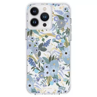 Rifle Paper Clear MagSafe - Etui iPhone 14 Pro Max (Garden Party Blue) - Etui i futerały do telefonów - miniaturka - grafika 1