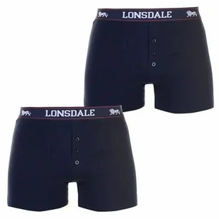 Lonsdale 2 sztuki, bokserki męskie, granatowe, Rozmiar L - Majtki męskie - miniaturka - grafika 1
