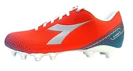 Piłka nożna - Diadora Pichichi 6 MD Jr, Buty piłkarskie dla dzieci i młodzieży, Pomarańczowy Fluo Red Vapor Blue Tile Niebieski, 35 EU - miniaturka - grafika 1