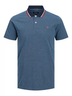 Koszulki męskie - Jack & Jones Koszulka polo "Paulos" w kolorze niebieskim - grafika 1