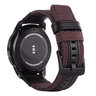 Opaska Pasek Bransoleta Nylon Samsung Watch 46Mm 3 45Mm Gear S3 Huawei Watch Gt Gt2 2E Pro Gt3 Amazfit Gtr 2 2E Garmin Venu 2 Vivoavtive 4 Czerwona - Akcesoria do smartwatchy - miniaturka - grafika 1