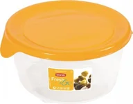 Pojemniki i kosze gastronomiczne - CURVER Pojemnik na żywność "FRESH&GO " okrągły 0,5l żółty 182261 - miniaturka - grafika 1