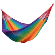 Hamaki - Hamak Hamaka.eu Mexiko1 Kolor: niebieski/pomarańczowy - miniaturka - grafika 1