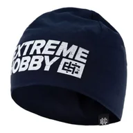 Czapki i chusty sportowe męskie - Extreme Hobby Czapka Block Jesień/Zima Navy - miniaturka - grafika 1