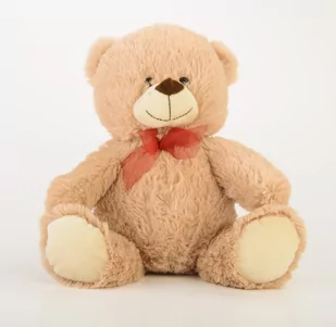 Daffi Miś jasnobrązowy z kokardą 30cm 29729 - Maskotki i pluszaki - miniaturka - grafika 1
