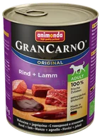 Mokra karma dla psów - Animonda Grancarno Dorosłe Dog Wołowina + jagnięcina 12 x 800g - miniaturka - grafika 1