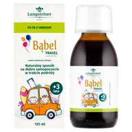 Układ nerwowy - Langsteiner Bąbel Travel, płyn z imbirem, od 3 roku życia, smak cytrynowy, 125 ml - miniaturka - grafika 1